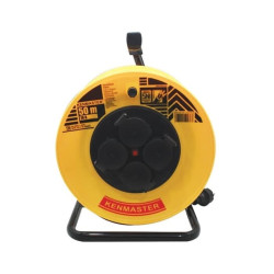 Kenmaster Kabel Roll 50M 10A SNI - Kabel Rol 4 lubang