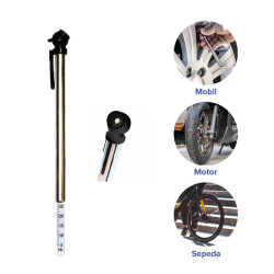 Kenmaster Pen Type Tire Pressure Gauge Alat Pengukur Tekanan Angin Ban 50 PSI