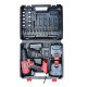 Kenmaster KM-1024 Cordless Drill 10mm Bor Tanpa Kabel 2 Baterai