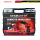 Kenmaster Cordless Driver Drill 10mm Box Bor Tanpa Kabel Koper 12V 2.0Ah Li-Ion KM-220 + ACC