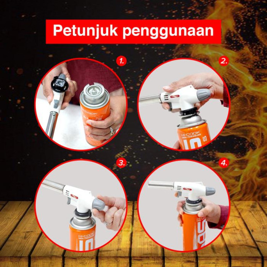 Kenmaster KM-920 Gas Torch Pemantik Butane Flame Gun