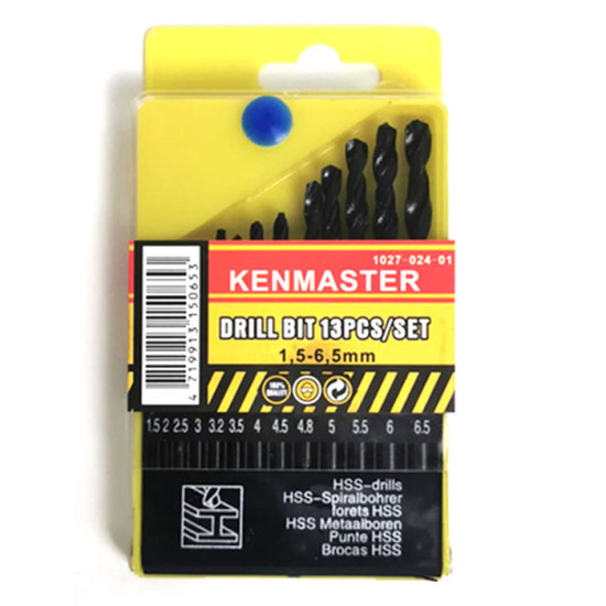 Kenmaster Drill Bit 13 Pcs Set Mata Bor Kayu