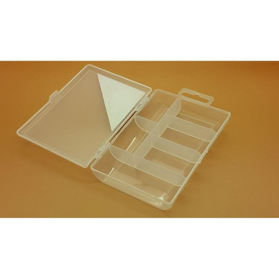 Kenmaster MK01 Kotak Plastik Mini 6 Slot Plastic Box
