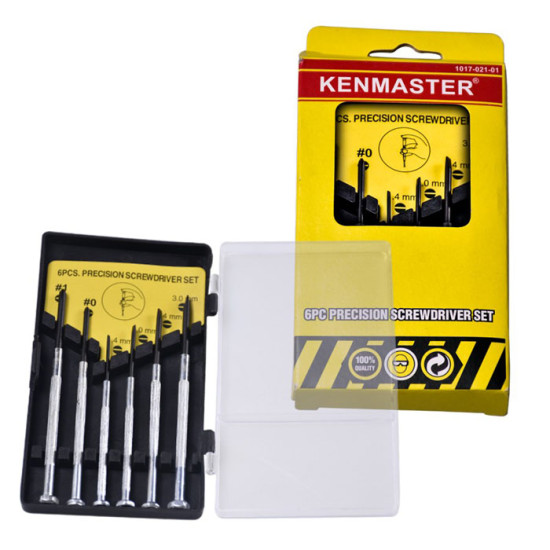 Kenmaster Obeng Jam 6 Pcs Mini Screwdriver Set 6Pcs