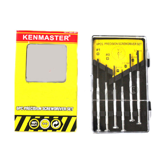 Kenmaster Obeng Jam 6 Pcs Mini Screwdriver Set 6Pcs