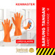 Kenmaster Sarung Tangan Karet Orange Latex Kenmaster Sarung Tangan Karet Orange Latex