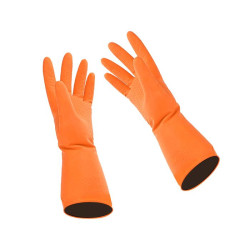 Kenmaster Sarung Tangan Karet Orange Latex