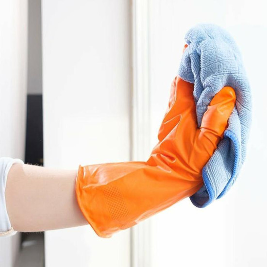 Kenmaster Sarung Tangan Karet Orange Latex Kenmaster Sarung Tangan Karet Orange Latex