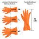 Kenmaster Sarung Tangan Karet Orange Latex Kenmaster Sarung Tangan Karet Orange Latex