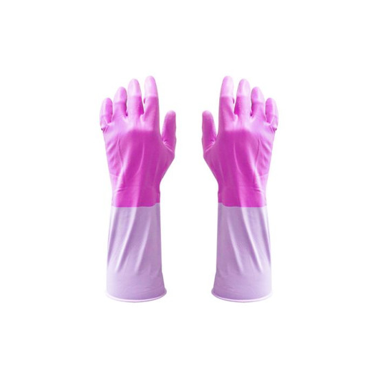 Kenmaster Sarung Tangan Karet Ungu Latex Sepasang