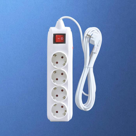 Kenmaster Stop Kontak Colokan Listrik 4 Socket 4LB 4 Meter