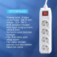 Kenmaster Stop Kontak Colokan Listrik 4 Socket 4LB 4 Meter