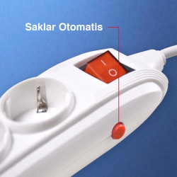 Kenmaster Stop Kontak Colokan Listrik 4 Socket 4LB 4 Meter