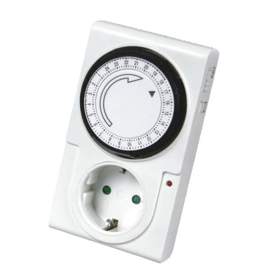 Kenmaster Stop Kontak Timer Listrik Manual Analog 24 Jam