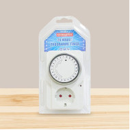 Kenmaster Stop Kontak Timer Listrik Manual Analog 24 Jam