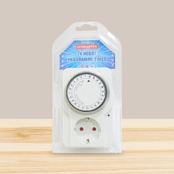 Kenmaster Stop Kontak Timer Listrik Manual Analog 24 Jam