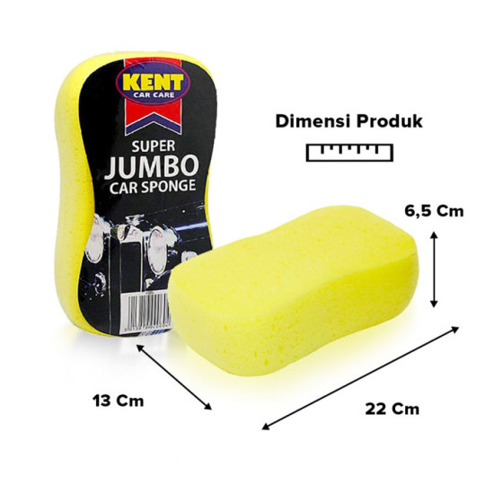 Kent Super Jumbo Car Sponge  Busa Spon Spons Cuci Mobil Motor