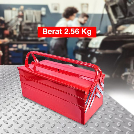 Kenmaster Tool Box Toolbox Kotak Perkakas 3 Susun Besi