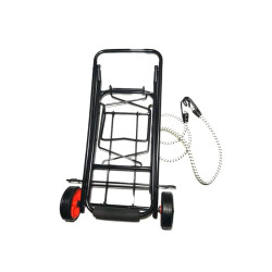 Kenmaster KT-261 Trolley Cart Black - Troli Lipat Multifungsi Hitam