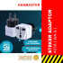 Kenmaster XX-407A WA9 WA-9 Steker Plug Adaptor Colokan 3 Kaki ke 2 Kaki