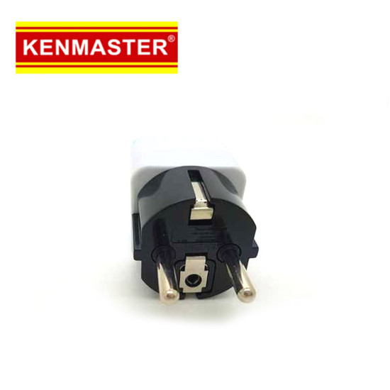 Kenmaster XX-407A WA9 WA-9 Steker Plug Adaptor Colokan 3 Kaki ke 2 Kaki