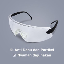 Xander XD-115 Safety Goggle - Kacamata Lab - Kacamata Motor - Kacamata Pelindung Debu