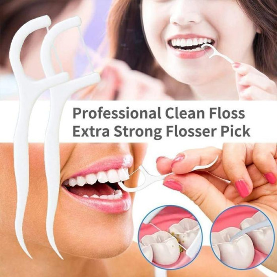 Pembersih Sela Benang Tusuk Gigi isi 50 Pcs Dental Floss Pembersih Sela Benang Tusuk Gigi isi 50 Pcs Dental Floss