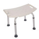 Kursi Mandi Lansia Aluminium Tanpa Sandaran Shower Chair Pasien