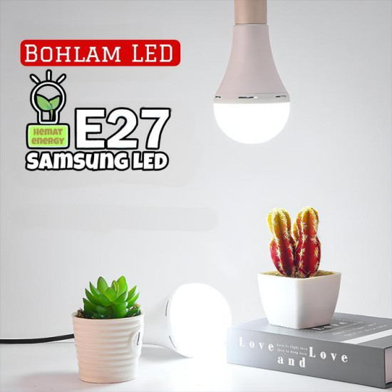 Mitsuyama MS-9809R MS-9812R Radiance Bohlam Sensor UV 9W 12W Lampu LED Otomatis Nyala E27