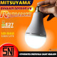 Mitsuyama MS-9809R MS-9812R Radiance Bohlam Sensor UV 9W 12W Lampu LED Otomatis Nyala E27