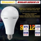 Mitsuyama MS-9809R MS-9812R Radiance Bohlam Sensor UV 9W 12W Lampu LED Otomatis Nyala E27