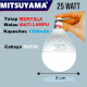 Mitsuyama Bohlam Emergency Lampu Darurat 25W 35W AC DC 1200mAh