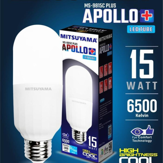 Mitsuyama Apollo Plus Bohlam Lampu LED Tube 5 10 15 20 Wattt