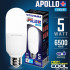 Mitsuyama Apollo Plus Bohlam Lampu LED Tube 5 10 15 20 Wattt