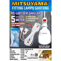 Mitsuyama MS-LH01 Seri Sakelar On Off Fitting Lampu Gantung E27 Mitsuyama MS-LH01 Seri Sakelar On Off Fitting Lampu Gantung E27