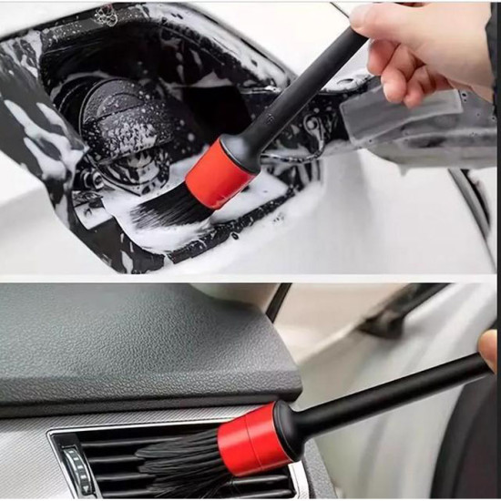 Kuas Detailing Set 5 in 1 Sikat Pembersih Sela Interior Mobil  5 Ukuran