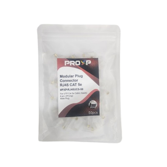 PROXP Konektor Connector RJ45 Cat5e 50 Pcs 100 Pcs