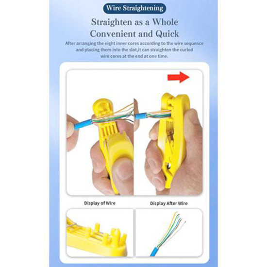 PROXP Straight 1 Cable Stripper Alat Pengupas Kabel LAN UTP