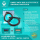 Profftech Kabel USB 3.0 to Type C 3.1 Sync Charge Cable