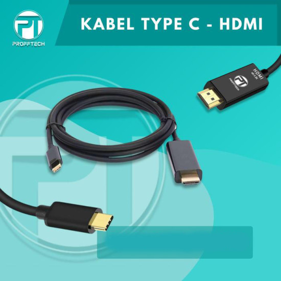 Profftech Kabel Input Type C Output HDMI