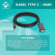 Profftech Kabel Input Type C Output HDMI