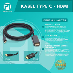 Profftech Kabel Input Type C Output HDMI Profftech Kabel Input Type C Output HDMI