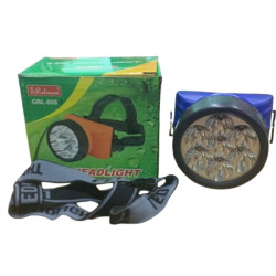 Rolinson GBL-808-7 Senter Kepala 7 LED Head Lamp Headlamp Baterai AA