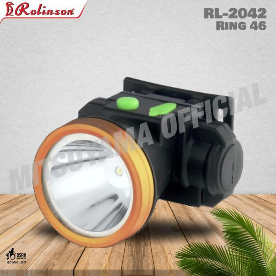 Rolinson RL-2042 Senter Kepala 30W Ring 46 Head Lamp Headlamp Charge 2400mAh Rolinson RL-2042 Senter Kepala 30W Ring 46 Head Lamp Headlamp Charge 2400mAh