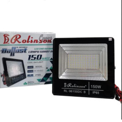 Rolinson Lampu Sorot DC Jepit Aki 50 100 150 Watt RL-9650DC RL-96100DC RL-96150DC 