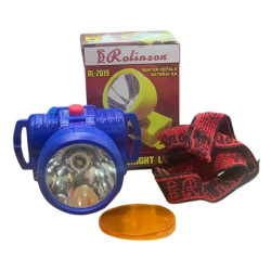 Rolinson RL-2019 Senter Kepala 5W 1 LED Head Lamp Headlamp Baterai AA