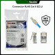 Vascolink Connector Konektor RJ45 Cat 6 EZ Gold Lite Plated 1 Pack isi 50 Pcs