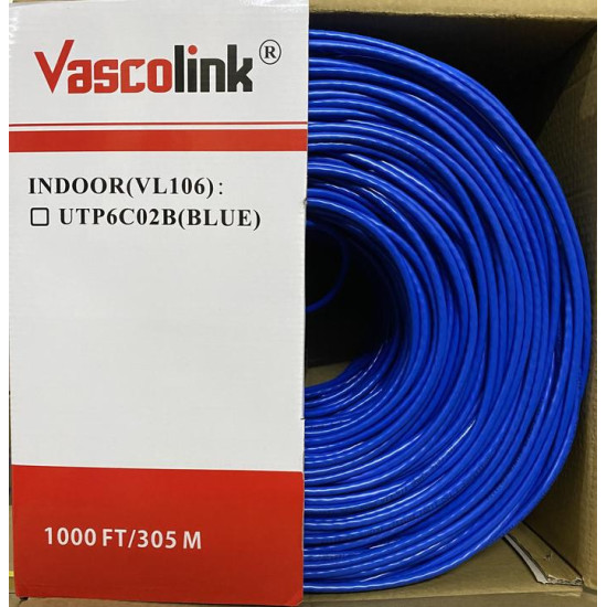Vascolink Cable UTP cat 6 Kabel UTP CAT 6 305M