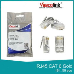 Vascolink Konektor Connector RJ45 Cat6 50 Pcs