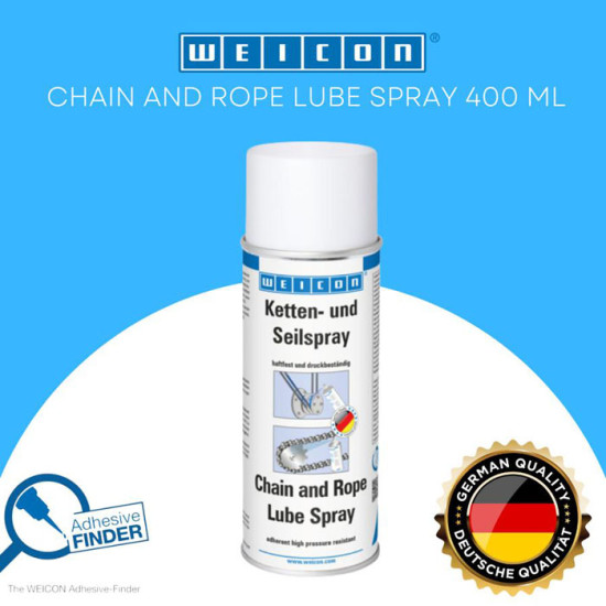 Weicon Chain and Rope Lube Spray 400 ml Semprotan Pelumas Rantai Tali Kawat Industri